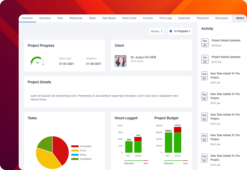 Project & Task Management